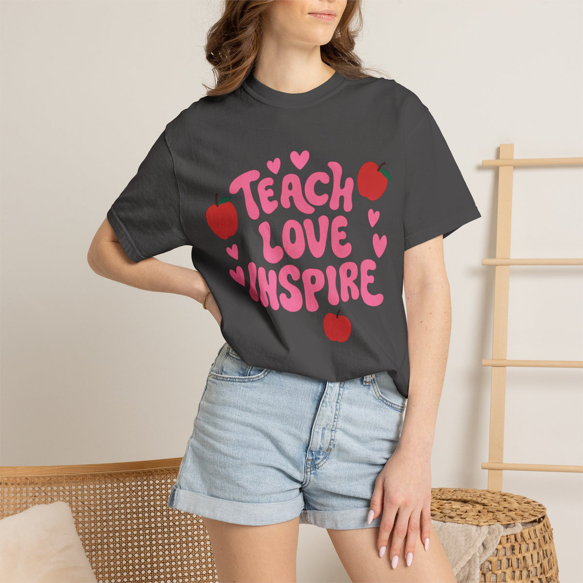 Teach Love Inspire Apple T-Shirt
