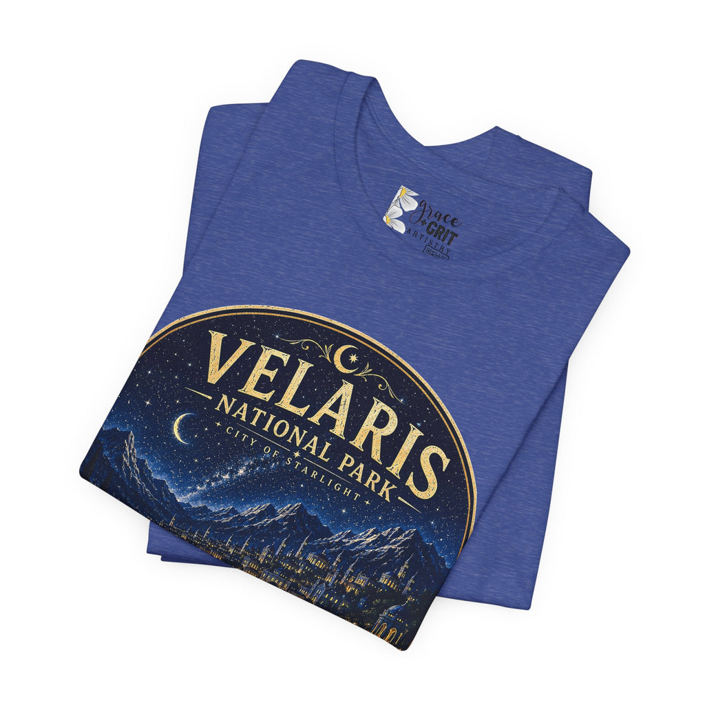 Velaris National Park Tee — Nighttime Cityscape Graphic Shirt