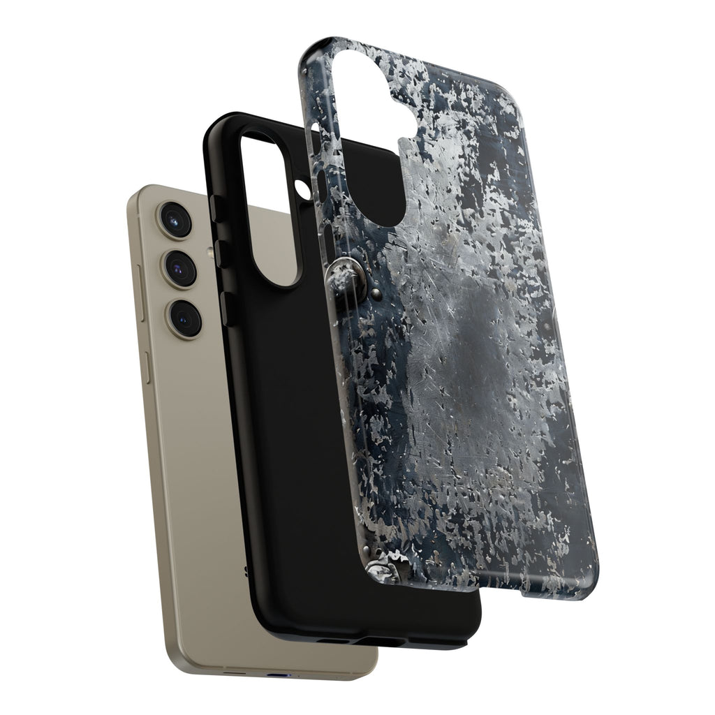 Rugged Rusted Metal Phone Case — Industrial Distressed Armor for iPhone
