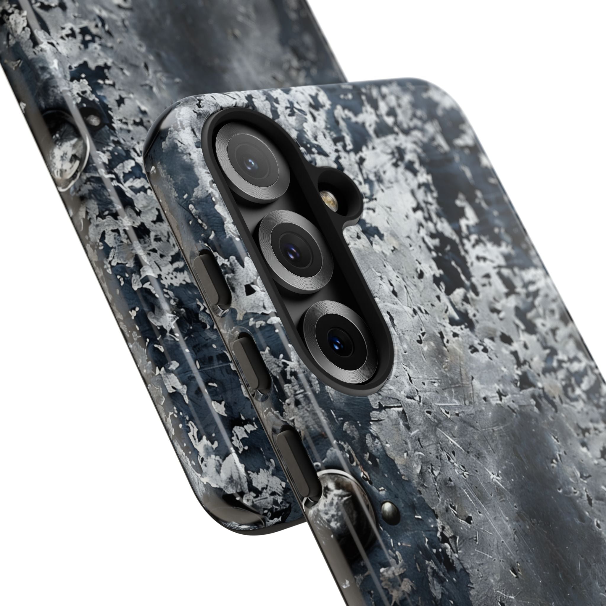 Rugged Rusted Metal Phone Case — Industrial Distressed Armor for iPhone