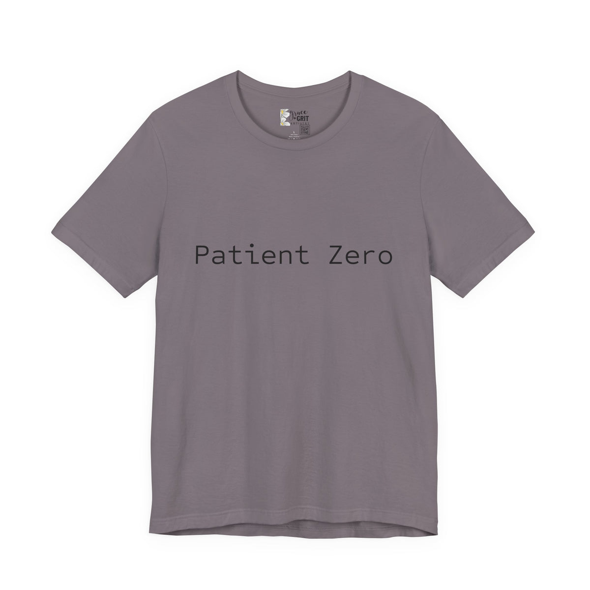 Patient Zero T-Shirt — Minimalist Text Tee