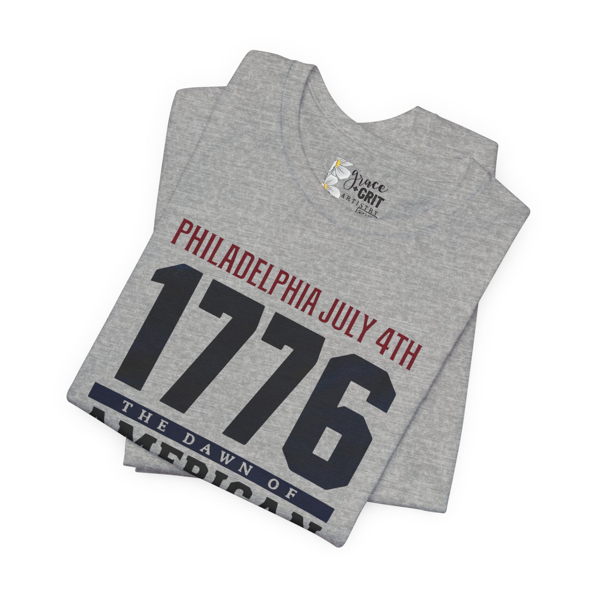 1776 American Freedom Tee — Philadelphia July 4th Patriotic T-Shirt