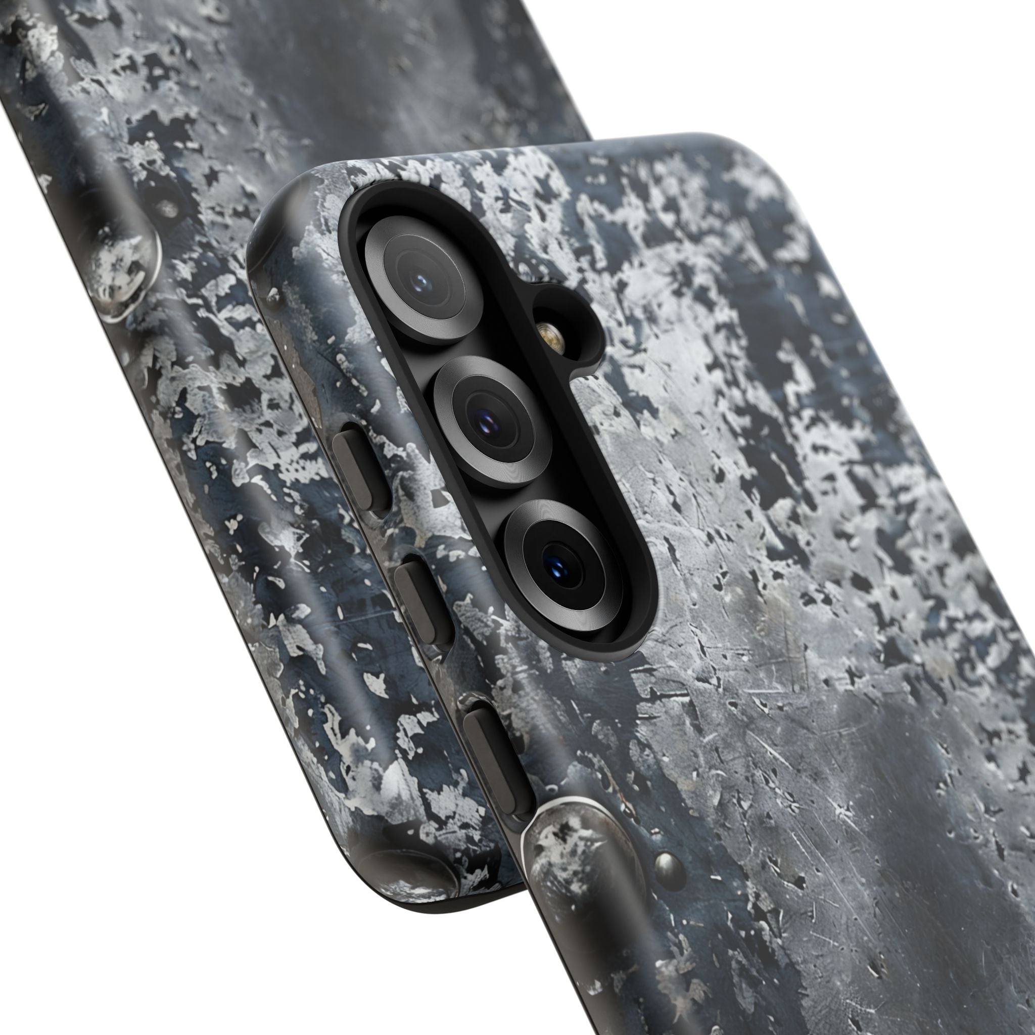 Rugged Rusted Metal Phone Case — Industrial Distressed Armor for iPhone