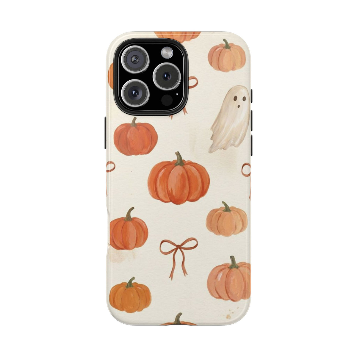 Pumpkin Ghost Phone Case – Cute Halloween Fall Pattern