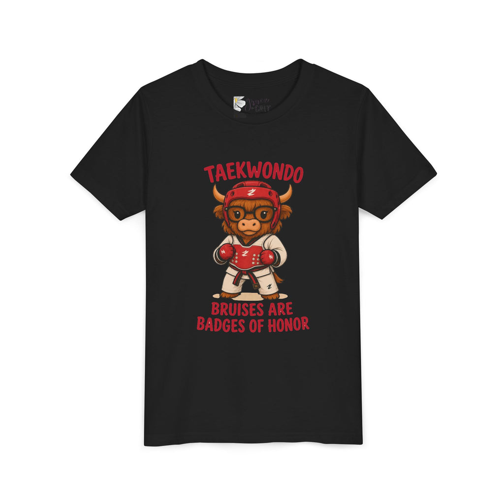 Taekwondo Buffalo Kids Tee | Bruises Are Badges of Honor