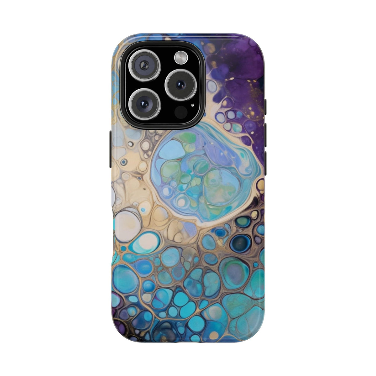 Abstract Ocean Bubble Tough Phone Case