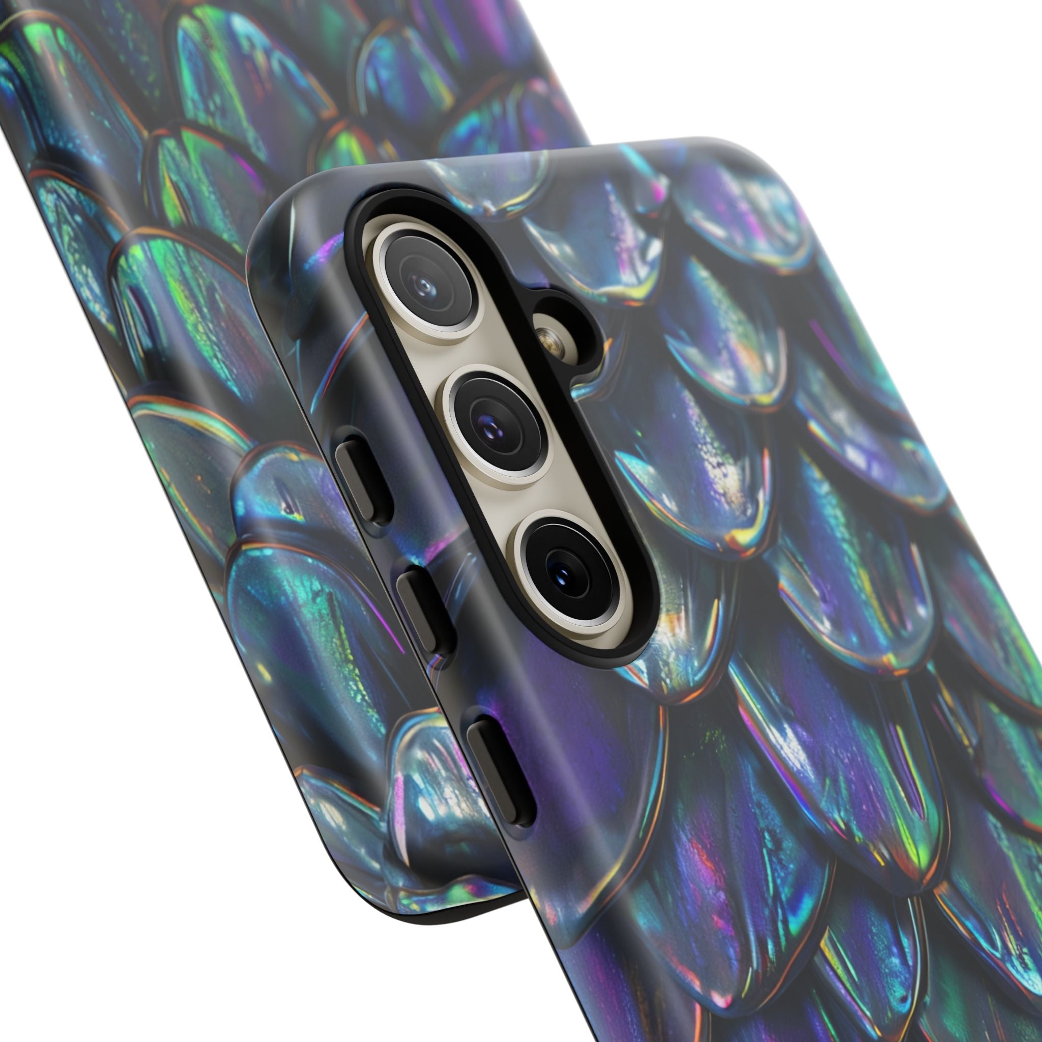 Dragon Scale Phone Case — Iridescent Dragon Scale Tough Case