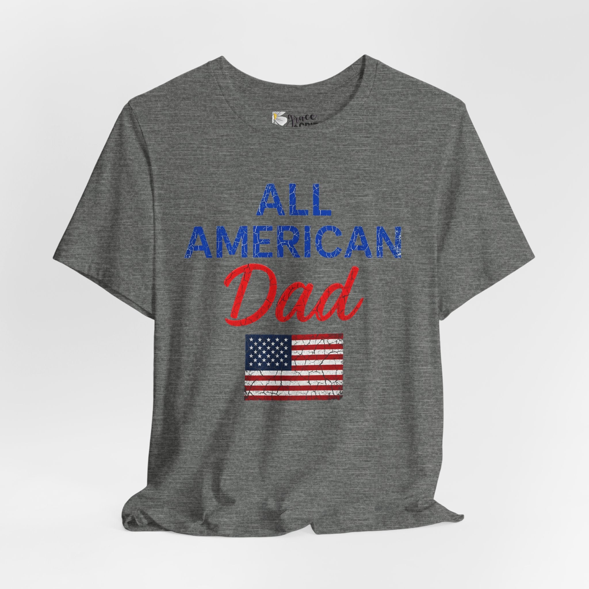 All American Dad T-Shirt – Patriotic Fourth of July Tee for Fathers
