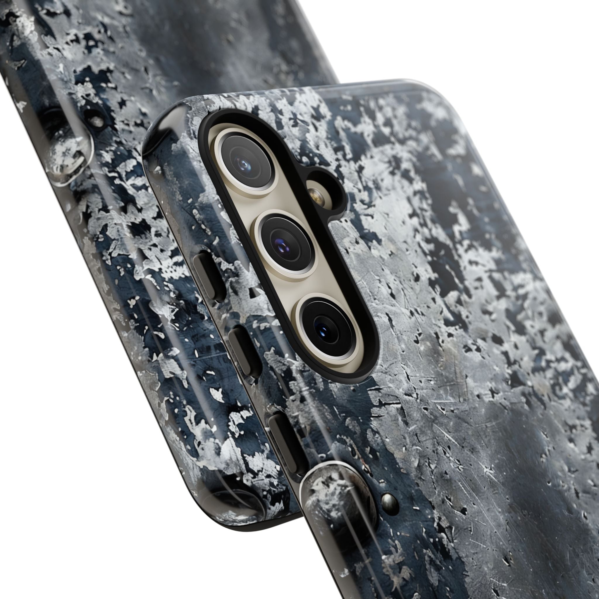 Rugged Rusted Metal Phone Case — Industrial Distressed Armor for iPhone