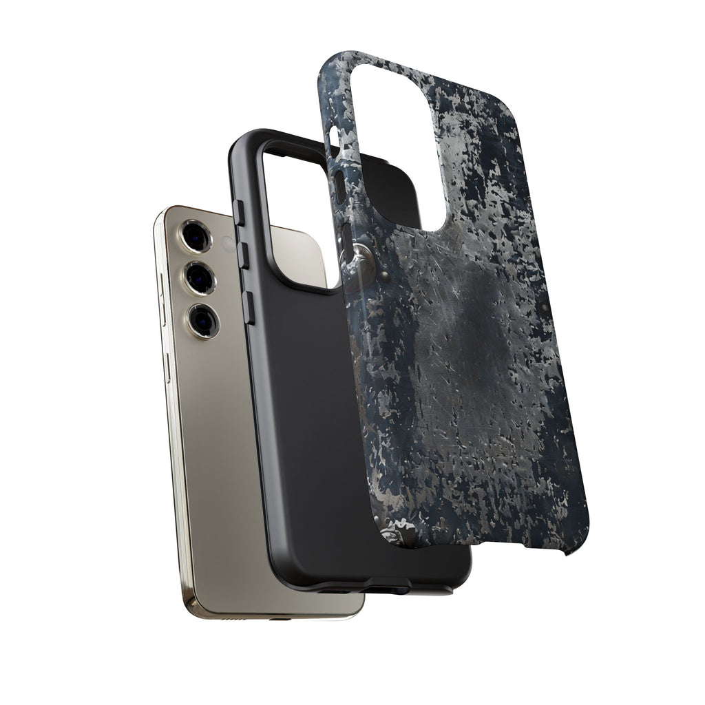 Rugged Rusted Metal Phone Case — Industrial Distressed Armor for iPhone