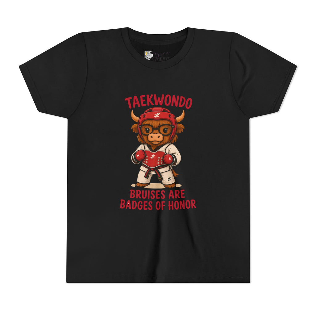 Taekwondo Buffalo Kids Tee | Bruises Are Badges of Honor