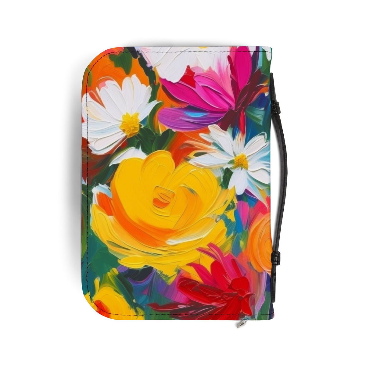Colorful Floral Bible Cover – Vibrant Flower Design