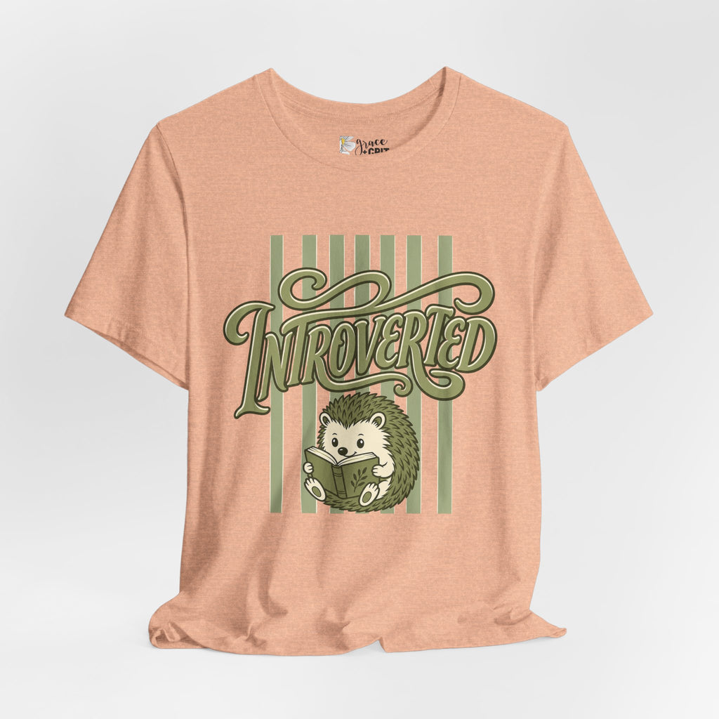 Introverted Hedgehog Tee — Cute Introvert Shirt