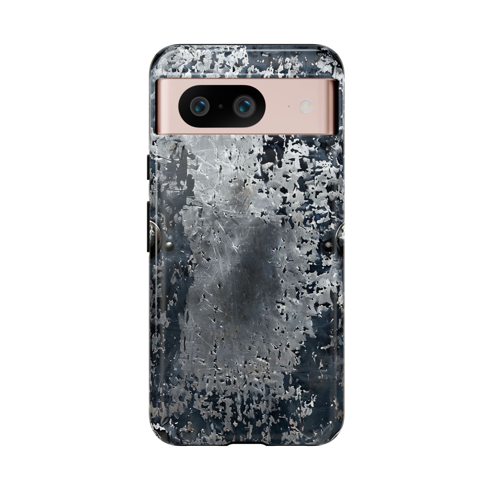 Rugged Rusted Metal Phone Case — Industrial Distressed Armor for iPhone