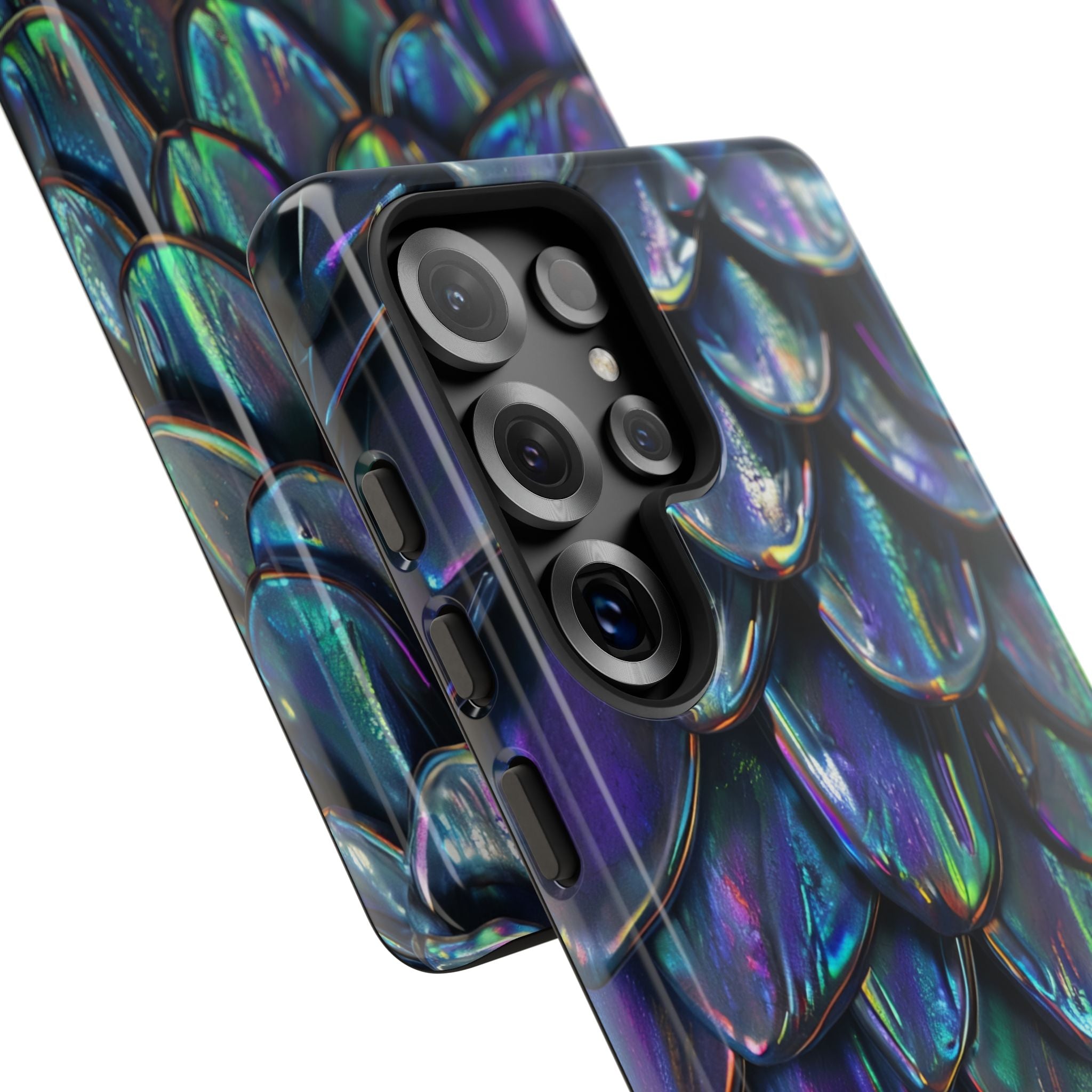 Dragon Scale Phone Case — Iridescent Dragon Scale Tough Case