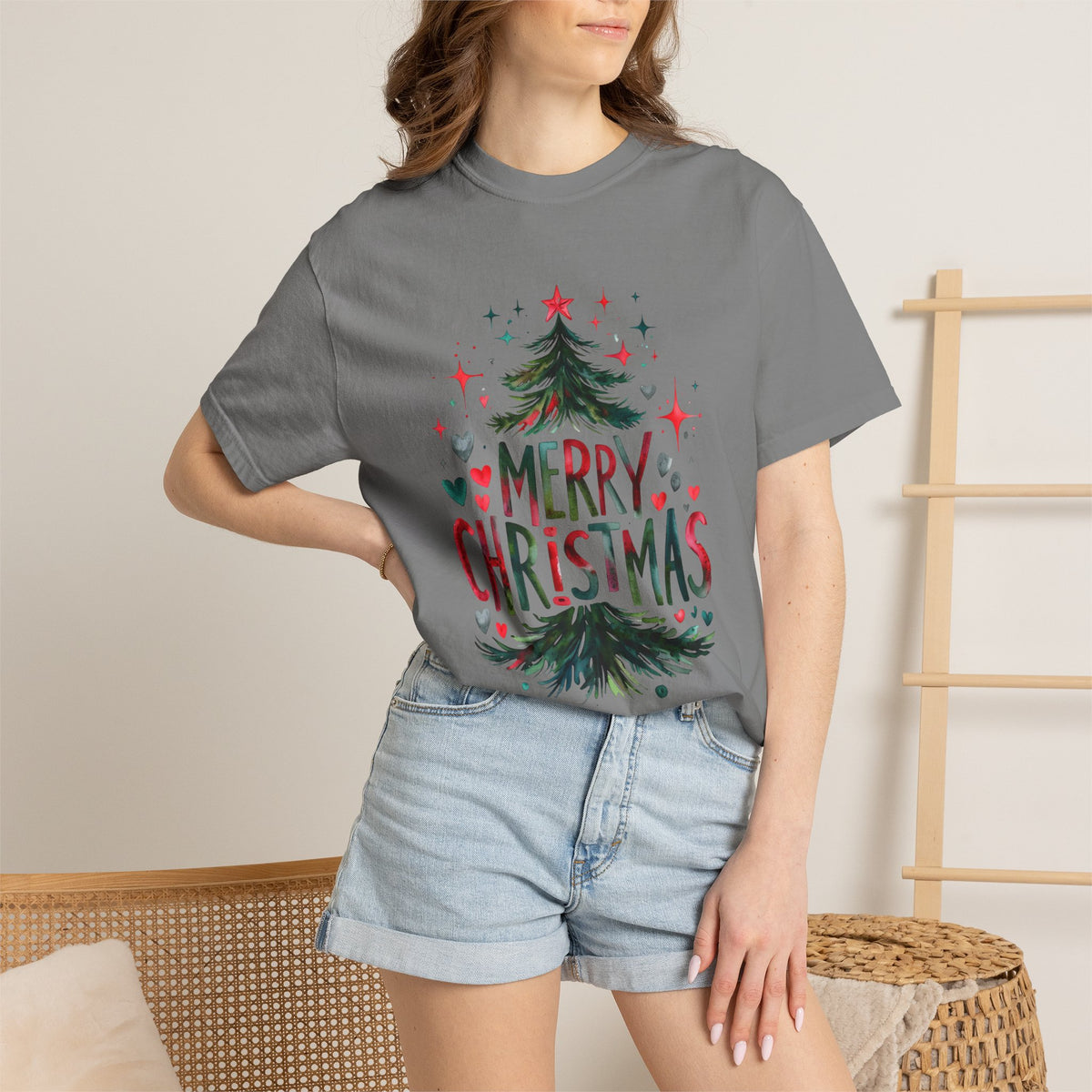 Merry Christmas Christmas Tree T-Shirt