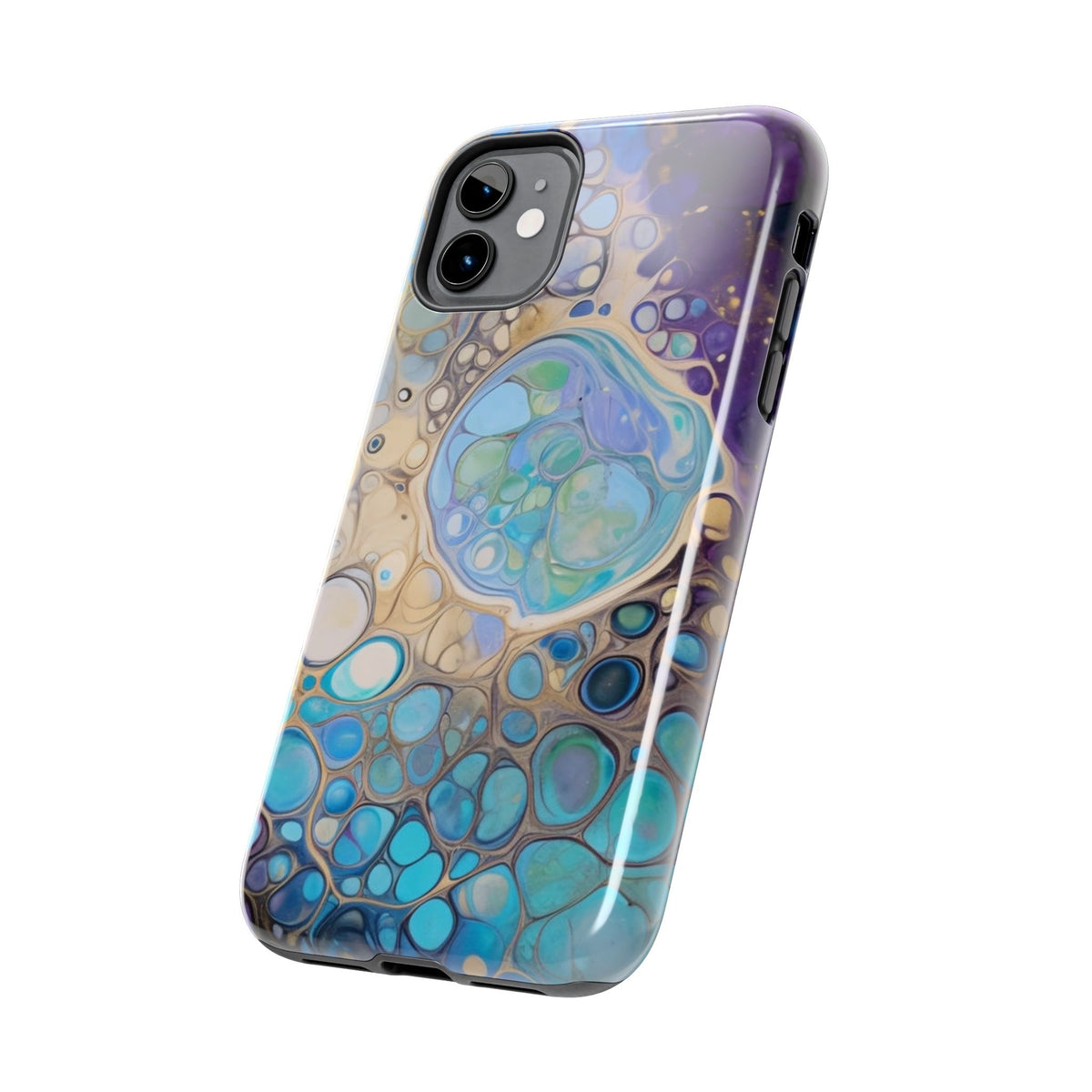 Abstract Ocean Bubble Tough Phone Case