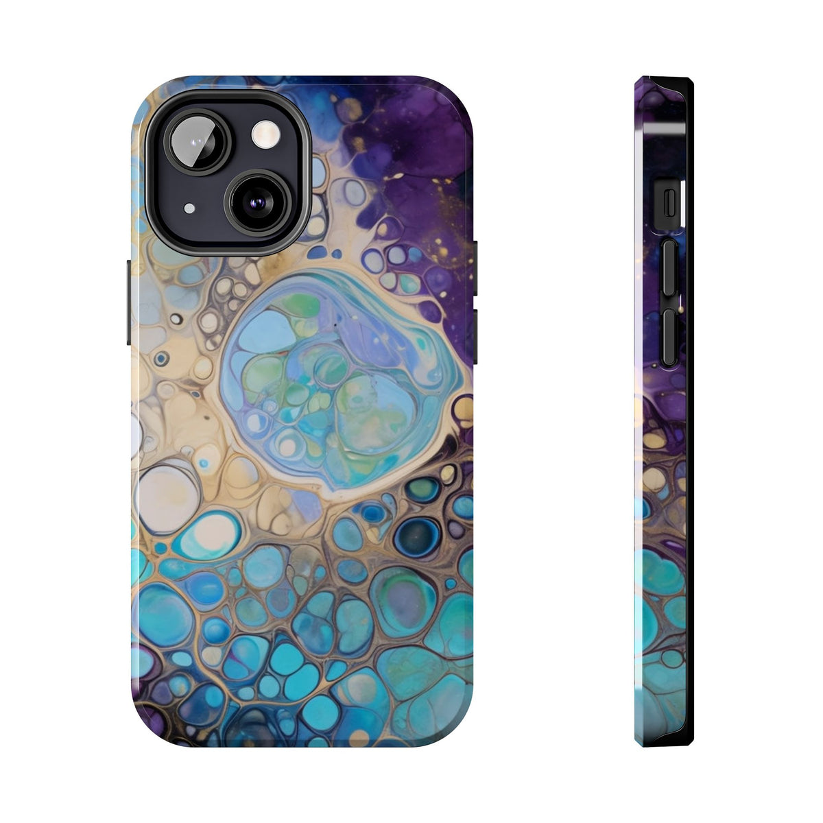 Abstract Ocean Bubble Tough Phone Case