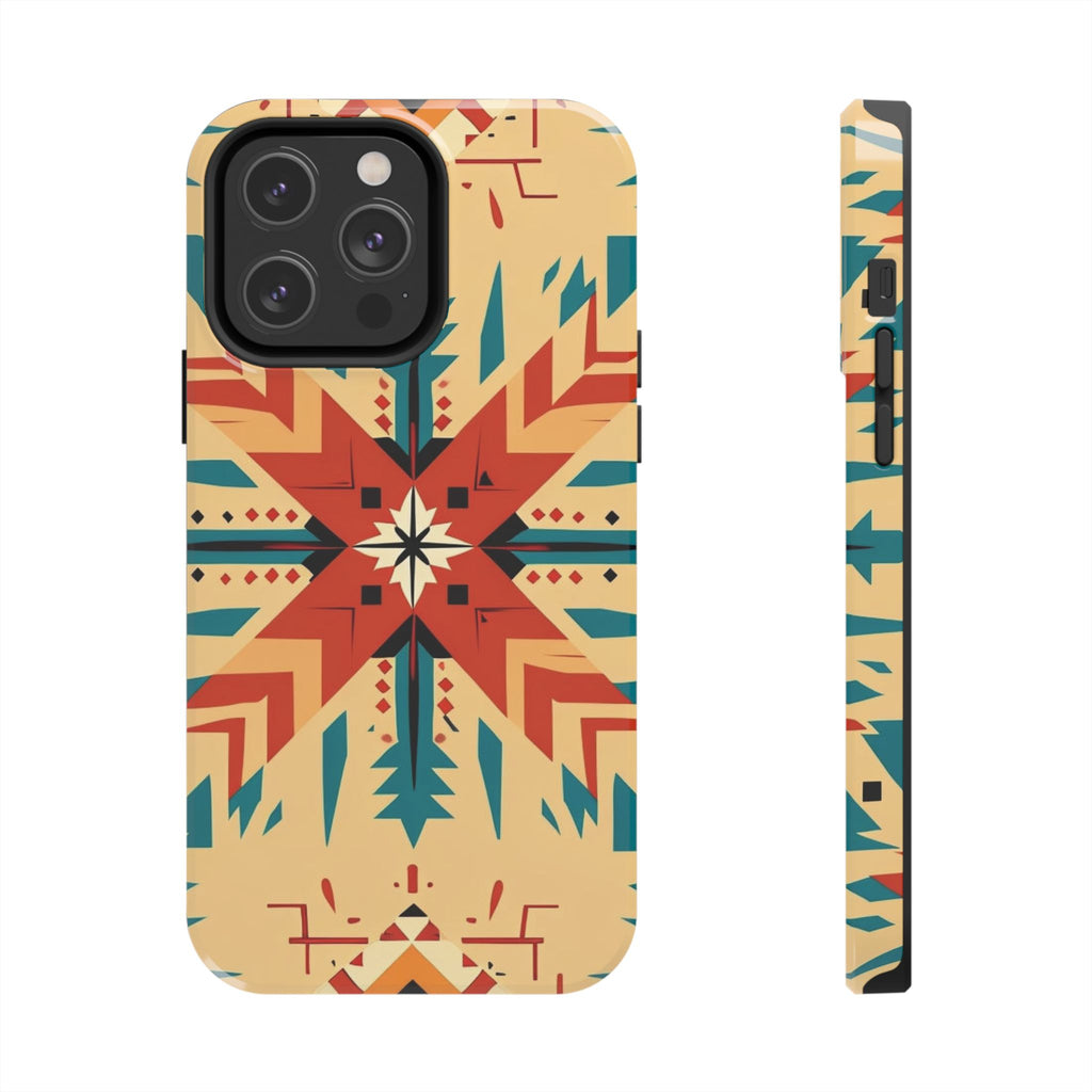 Southwestern Geometric Starburst Tough Phone Case