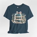 Biblical Books Stack T‑Shirt — Genesis Exodus Leviticus Numbers Design