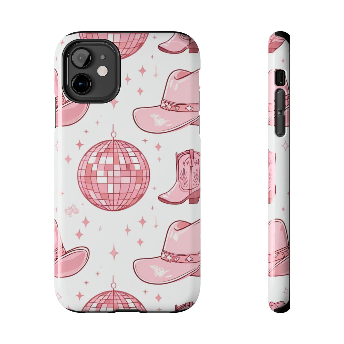 Pink Cowgirl Disco Phone Case