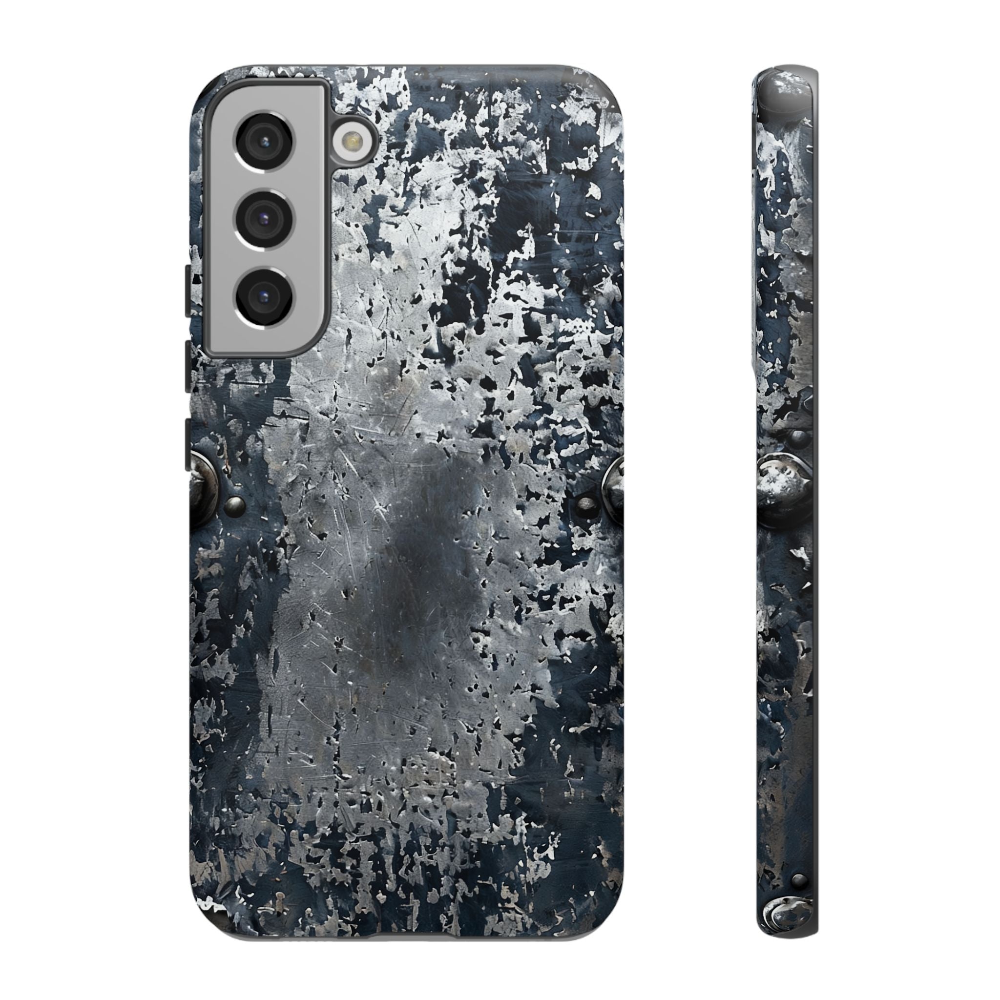 Rugged Rusted Metal Phone Case — Industrial Distressed Armor for iPhone