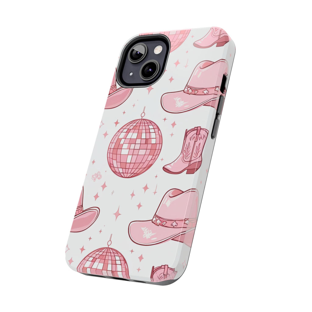 Pink Cowgirl Disco Phone Case