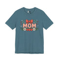 Mom Floral Bow T‑Shirt — Cute Strawberry & Daisy Mother's Day Tee