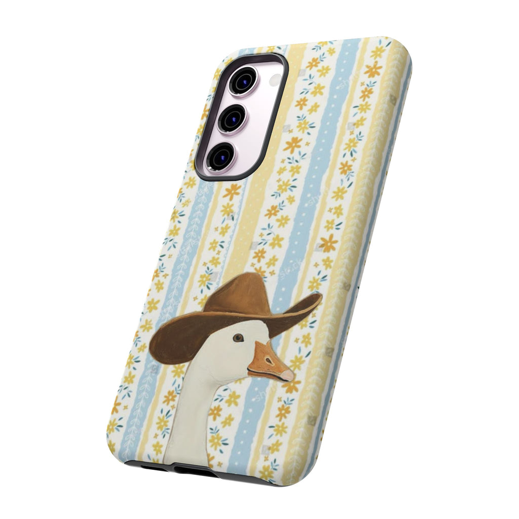 Goose Cowboy Phone Case – Cute Country Floral iPhone Cover