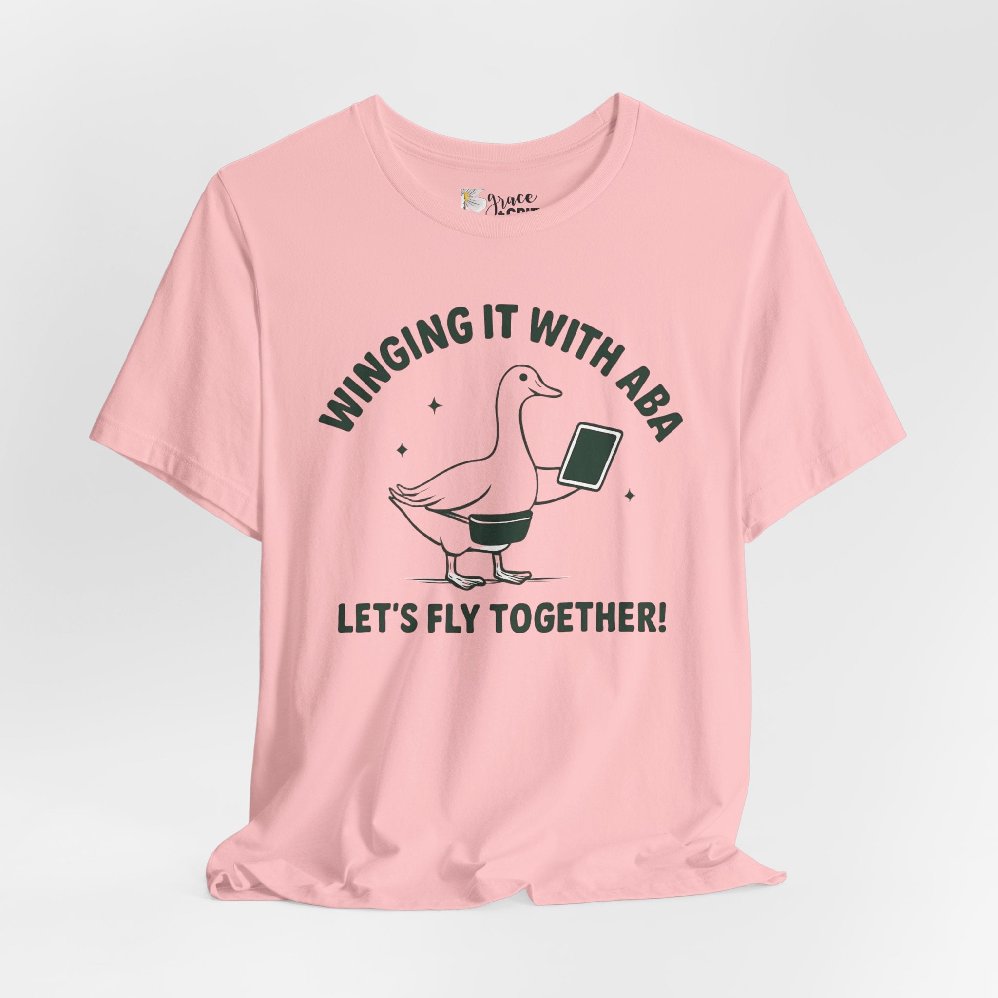 Winging It With ABA Goose Tee | Let's Fly Together T-Shirt