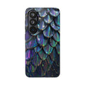 Holographic Mermaid Scale Tough Phone Case — Iridescent Protective Phone Cover