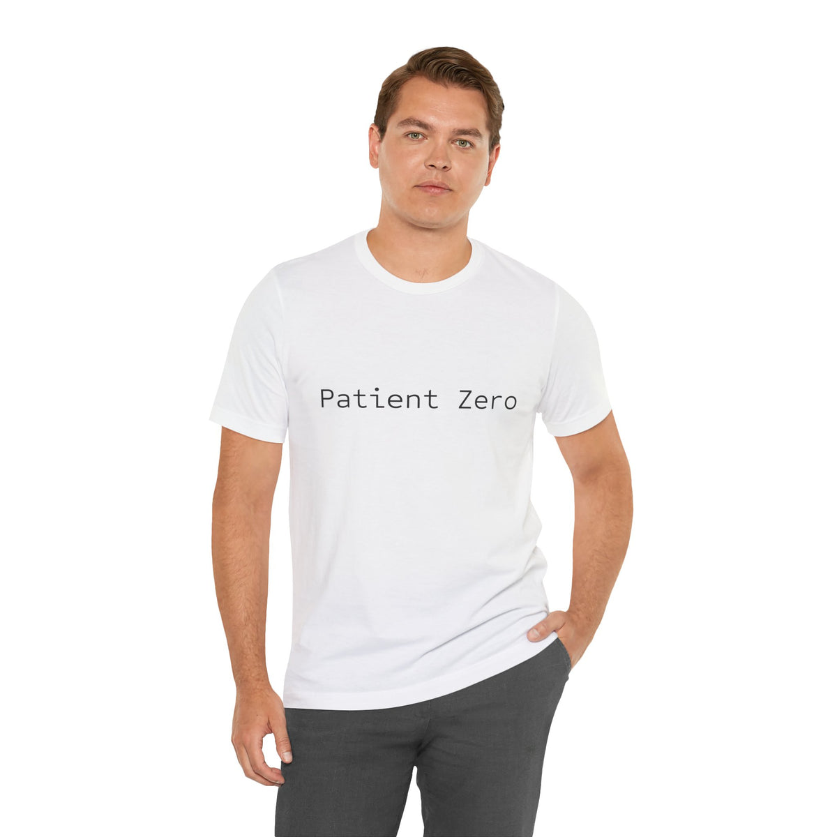 Patient Zero T-Shirt — Minimalist Text Tee