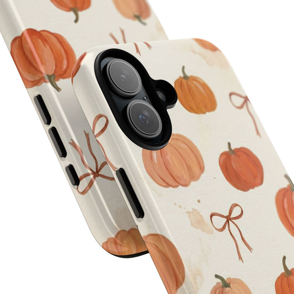 Autumn Pumpkin Ghost Tough Phone Case