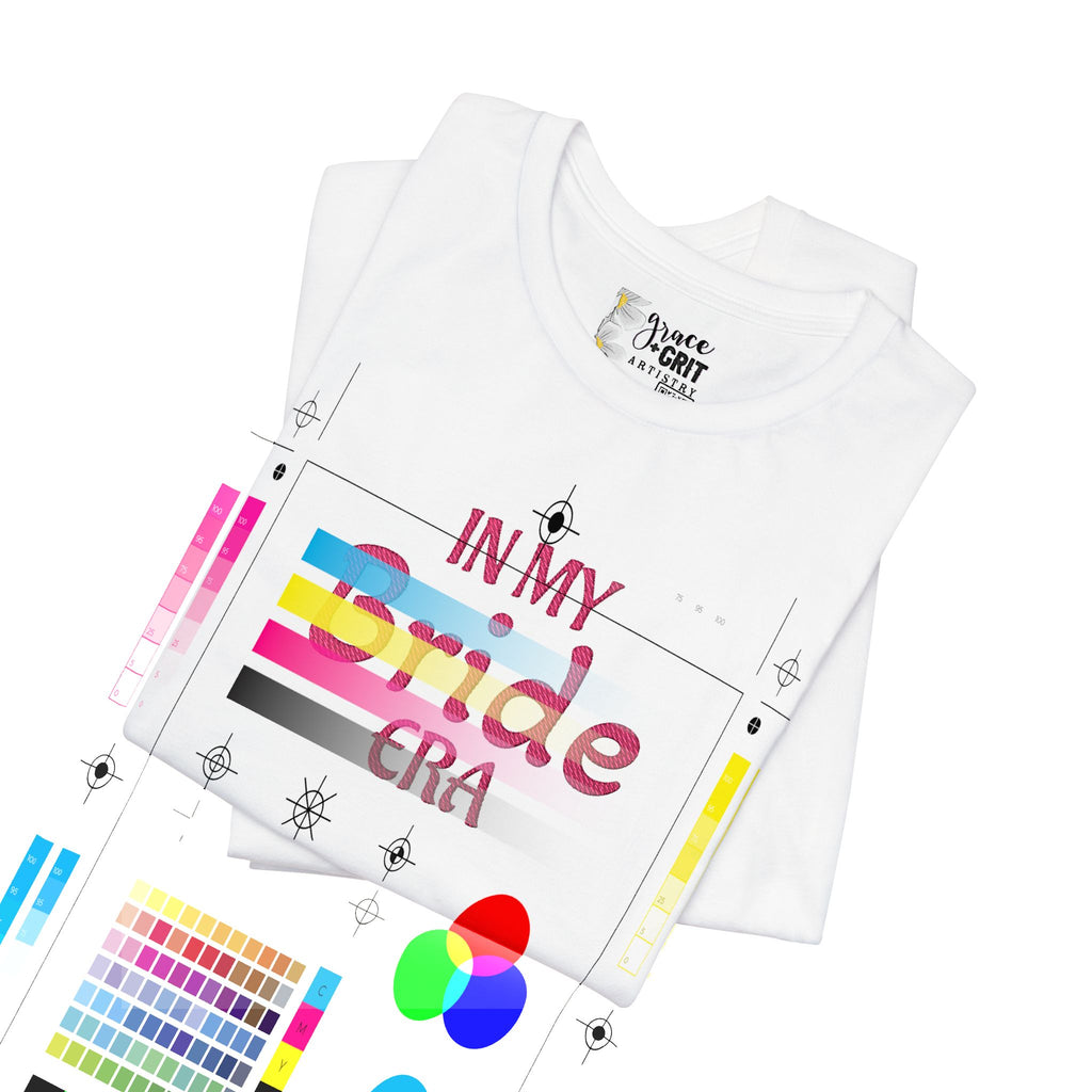 Embroidered Bride Tee — "In My Bride Era" Bachelorette T‑Shirt