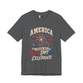America Fireworks Celebrate Tee | Patriotic Fourth of July Shirt