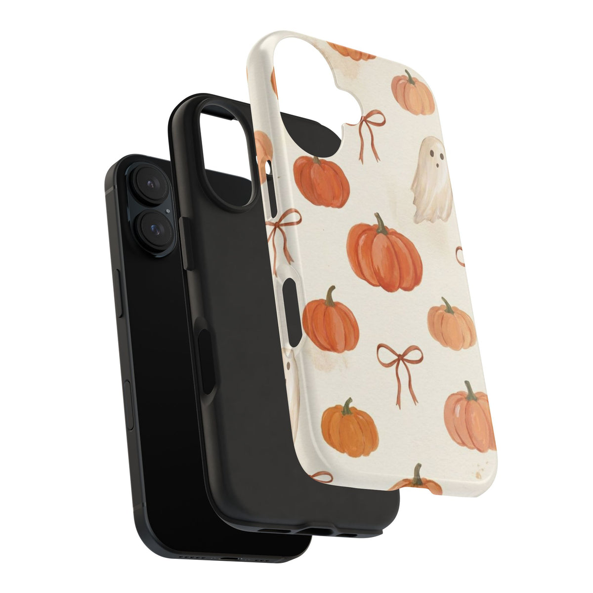 Pumpkin Ghost Phone Case – Cute Halloween Fall Pattern