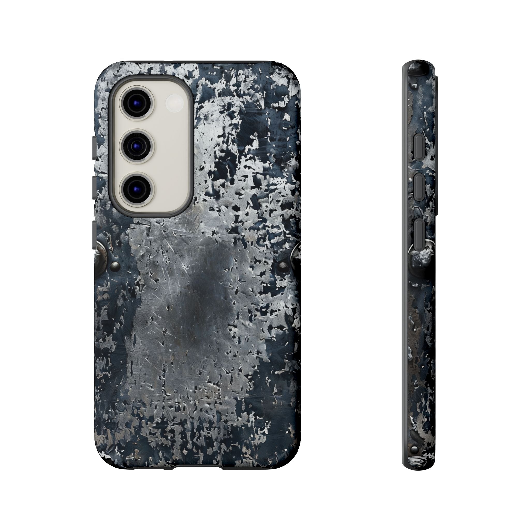 Rugged Rusted Metal Phone Case — Industrial Distressed Armor for iPhone