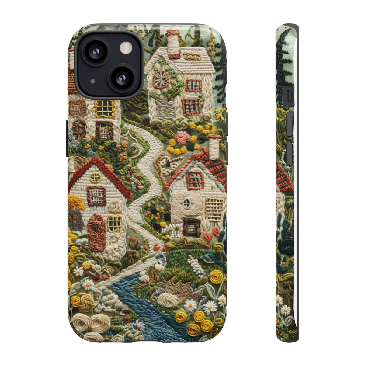 Cottagecore Garden Village Phone Case