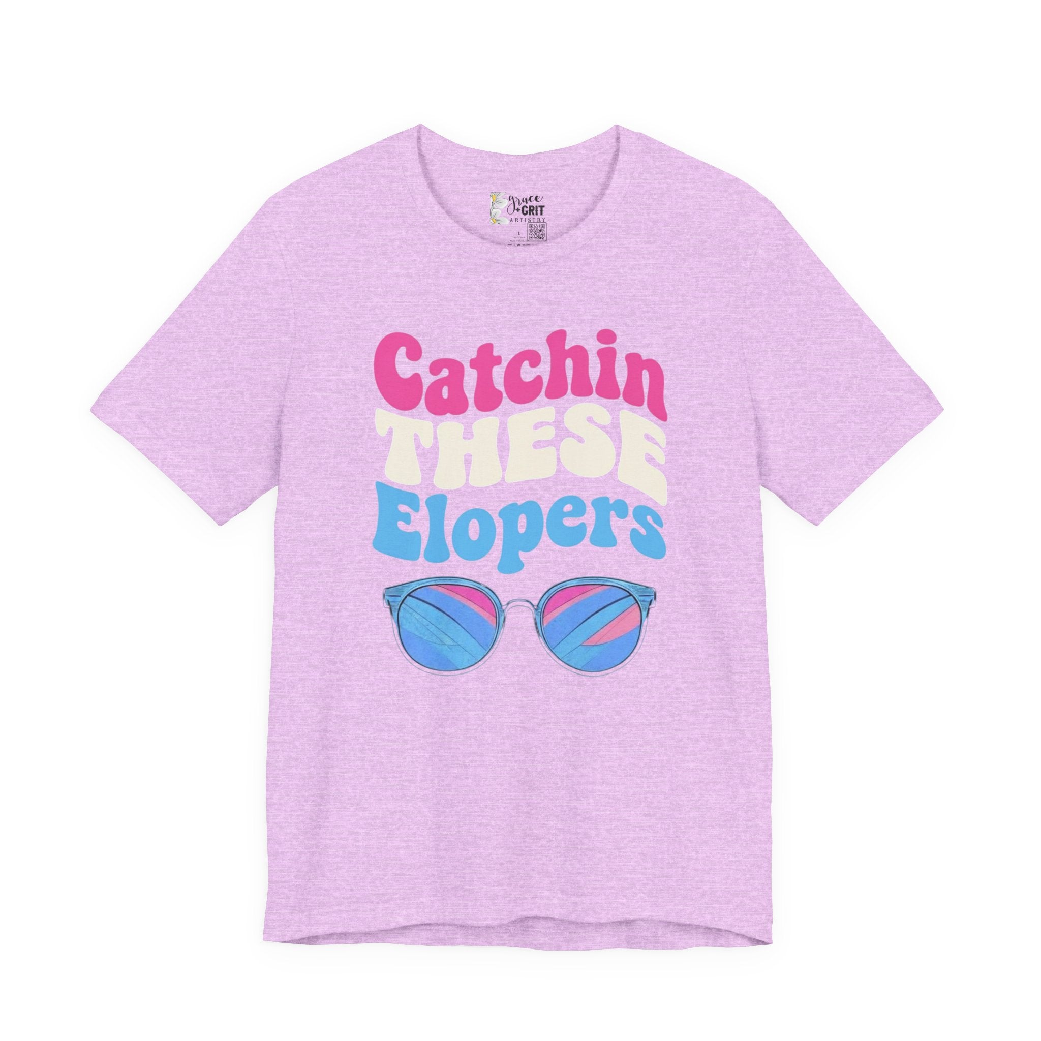 Catchin These Elopers T-Shirt | Sunglasses Beach Elopement Tee