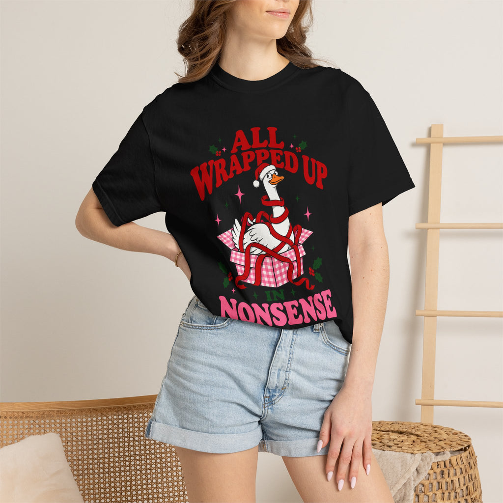 All Wrapped Up in Nonsense Christmas T-Shirt
