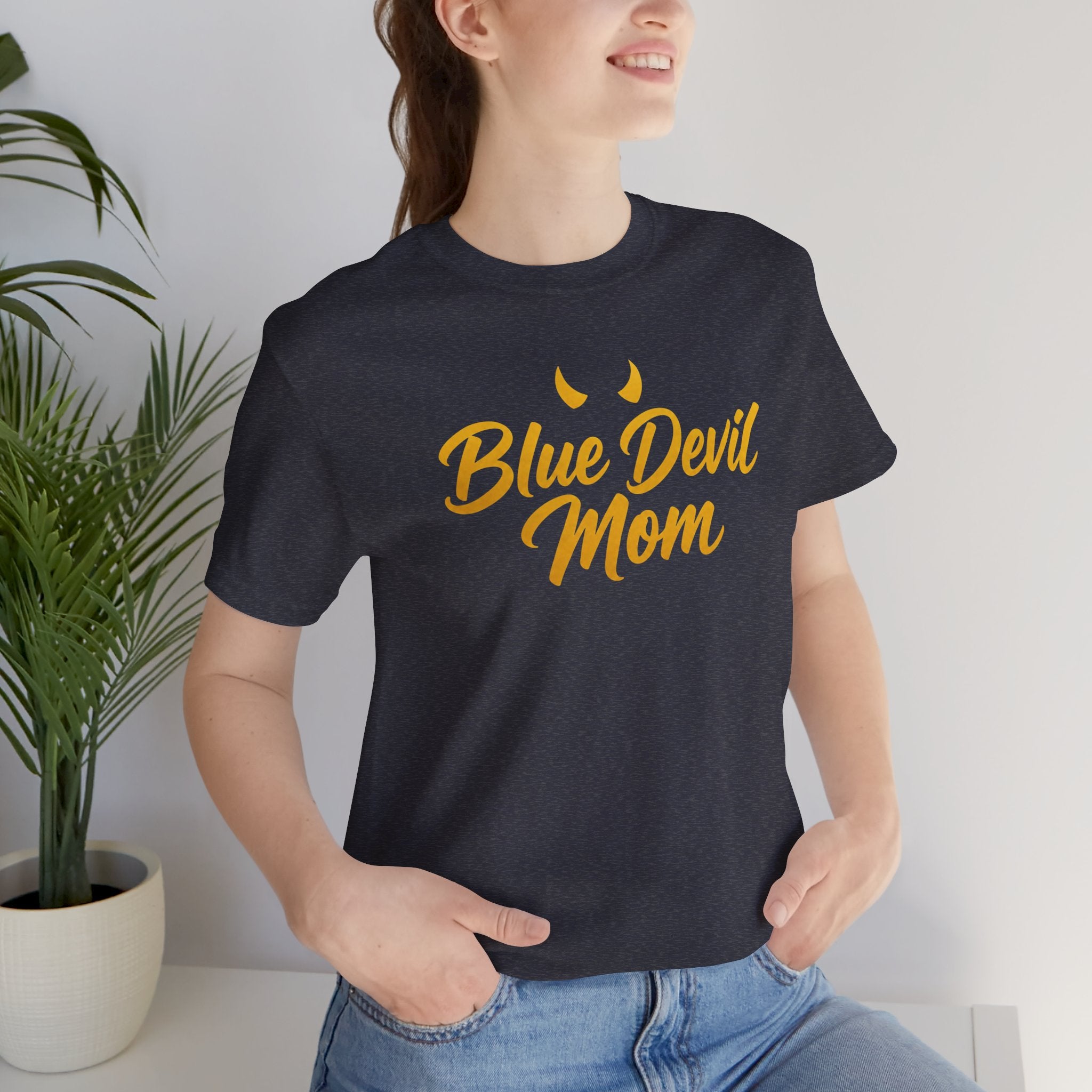 Blue Devil Mom T-Shirt — School Spirit Mom Tee