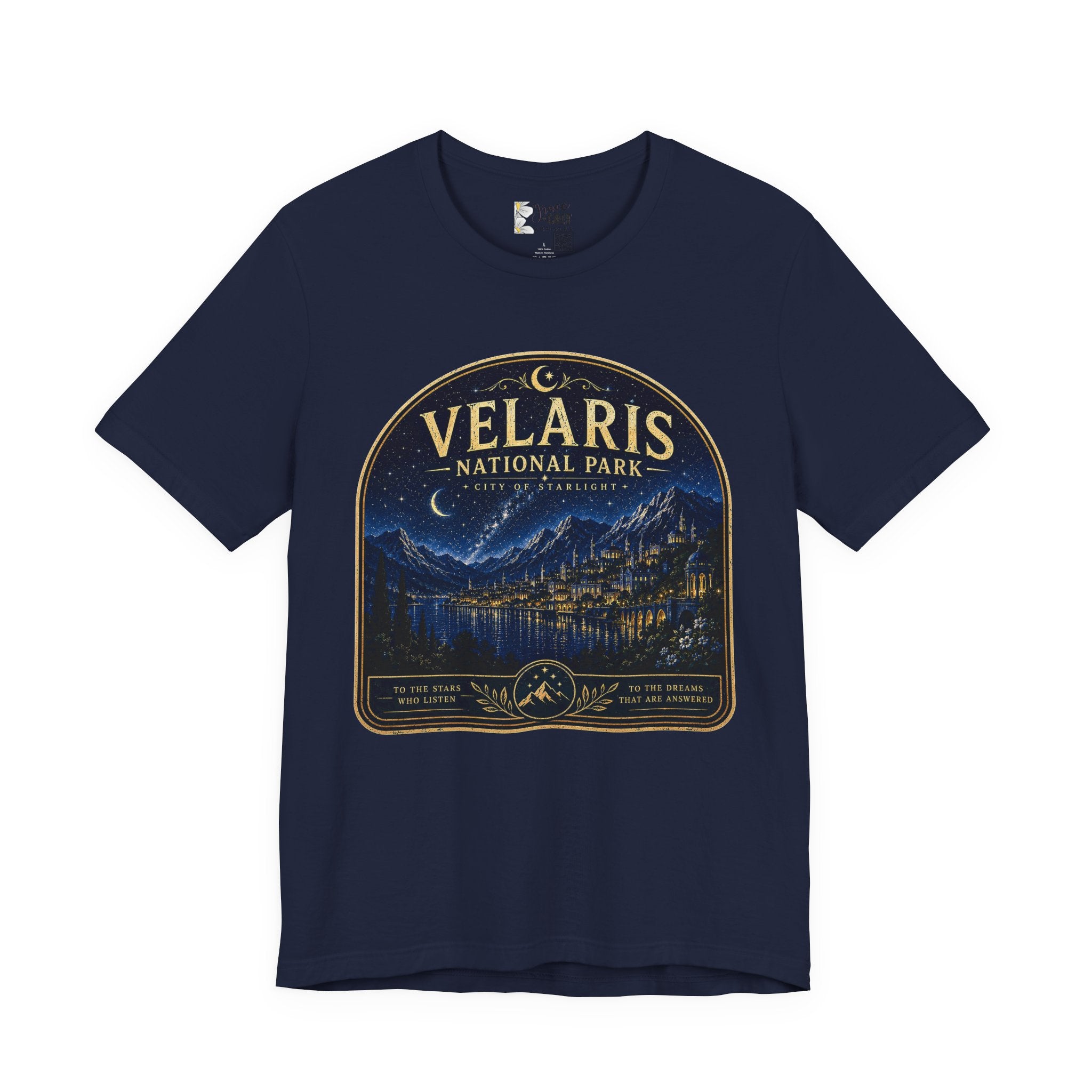 Velaris National Park Tee — Nighttime Cityscape Graphic Shirt