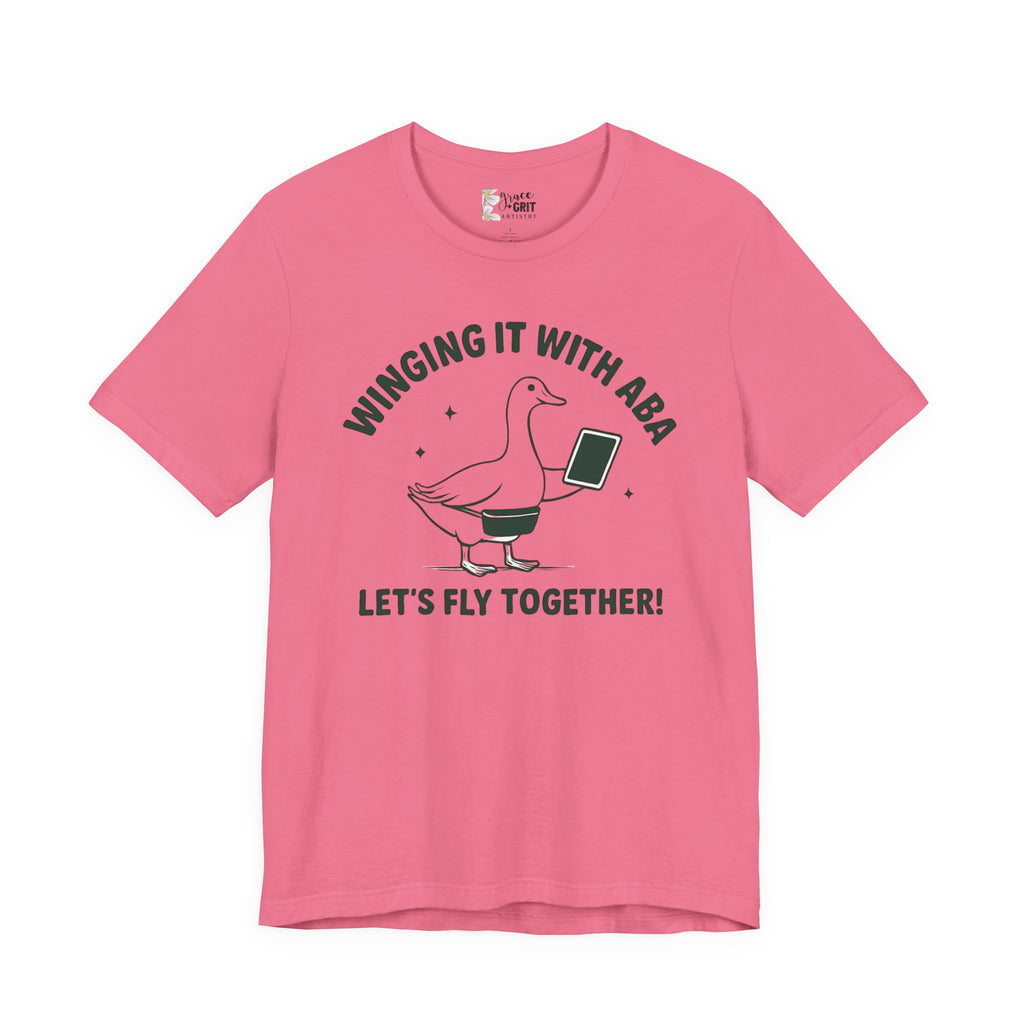 Winging It With ABA Goose Tee | Let's Fly Together T-Shirt