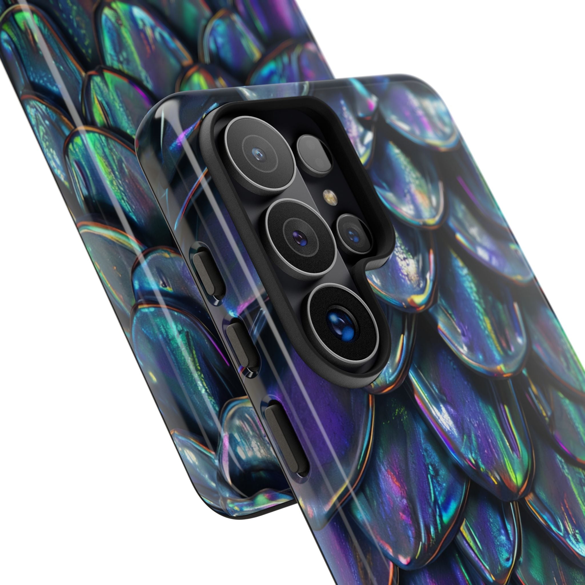 Dragon Scale Phone Case — Iridescent Dragon Scale Tough Case