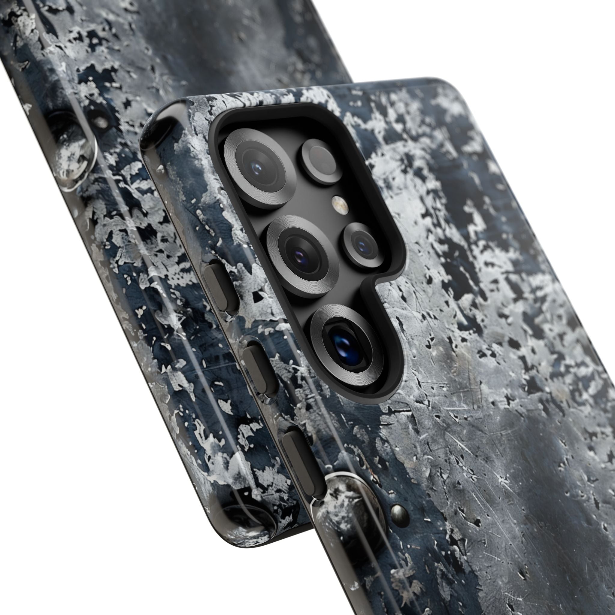 Rugged Rusted Metal Phone Case — Industrial Distressed Armor for iPhone