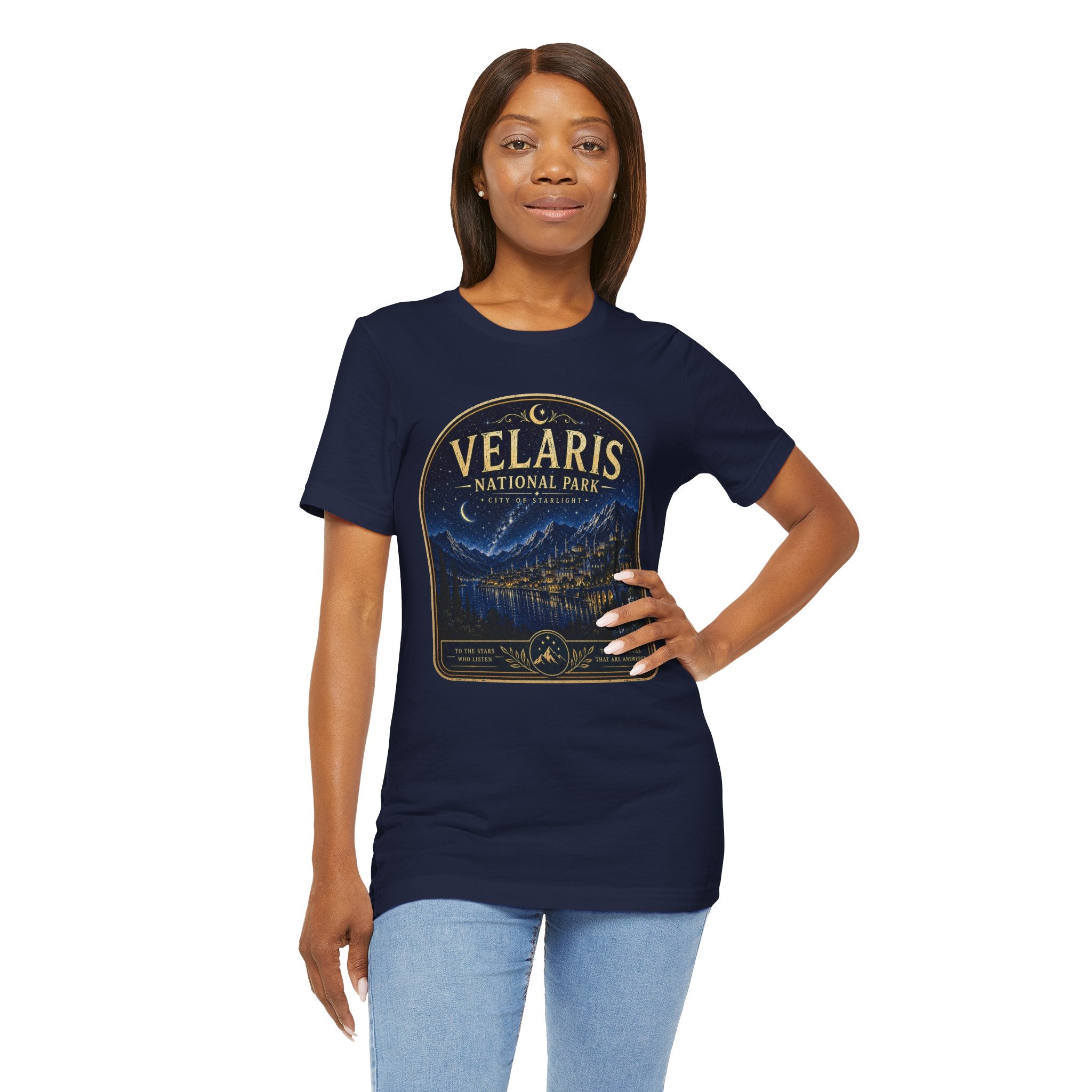 Velaris National Park Tee — Nighttime Cityscape Graphic Shirt