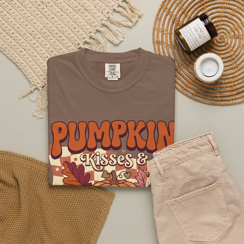 Pumpkin Kisses & Autumn Wishes Fall T-Shirt