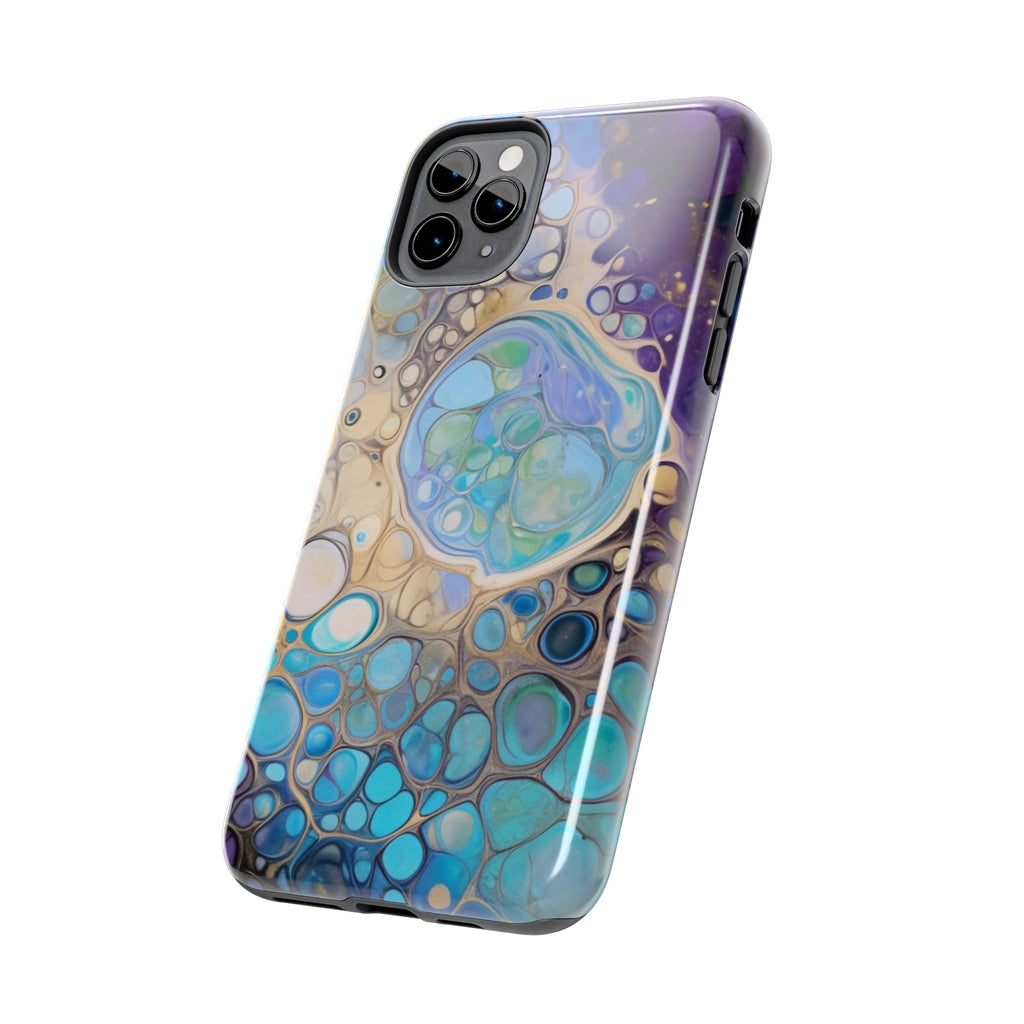 Abstract Ocean Bubble Tough Phone Case