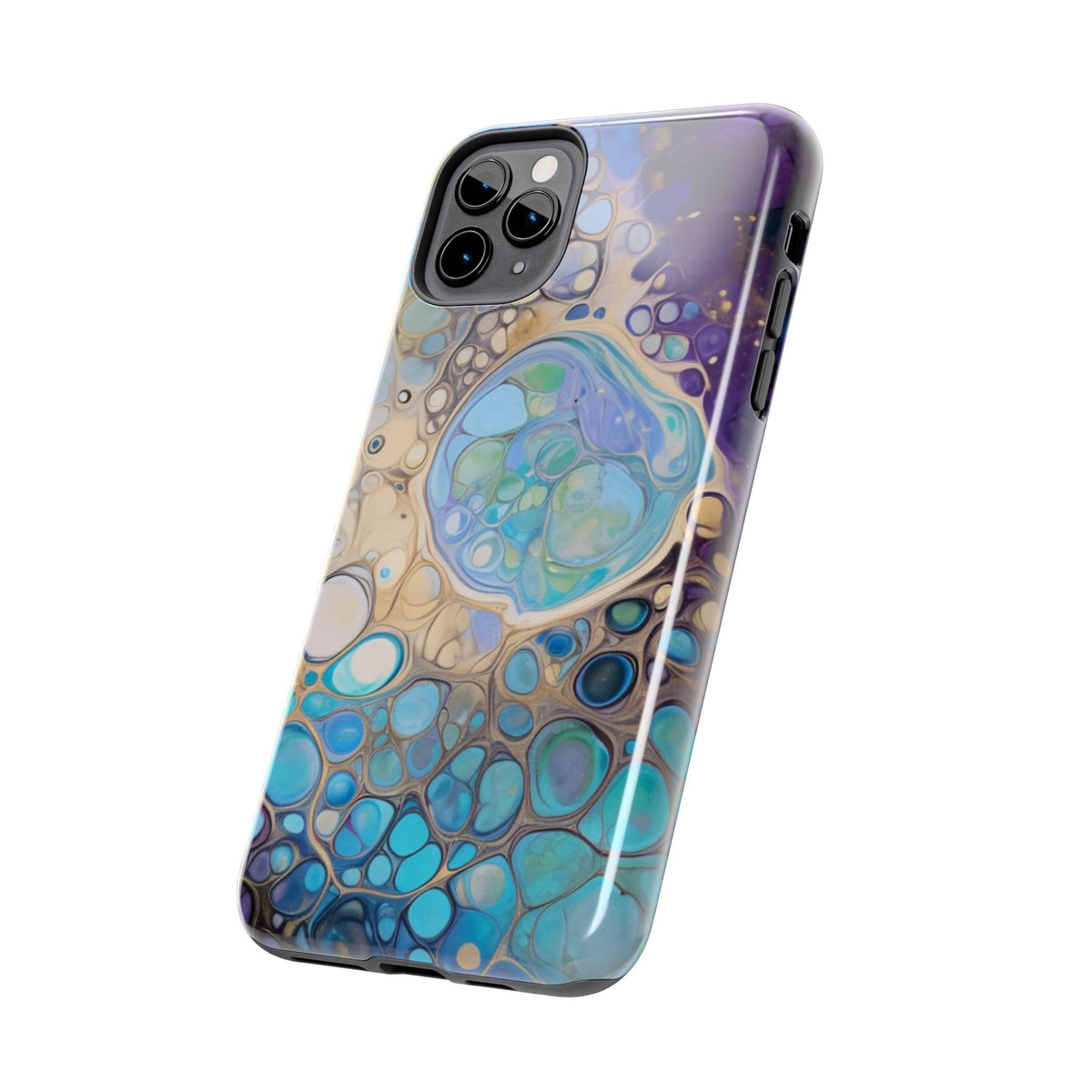 Abstract Ocean Bubble Tough Phone Case