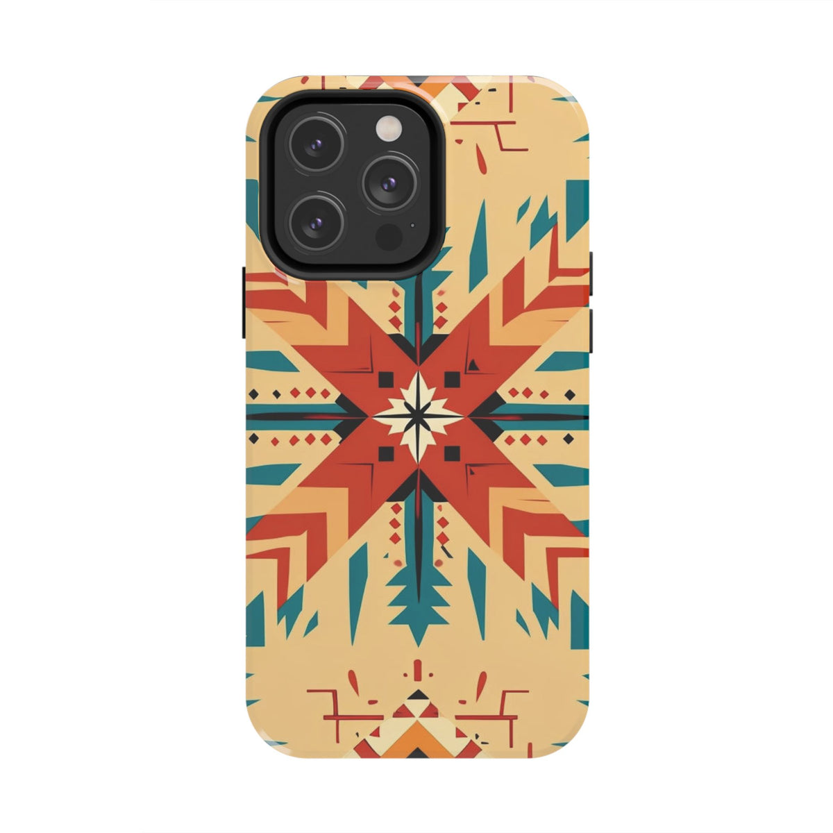 Southwestern Geometric Starburst Tough Phone Case